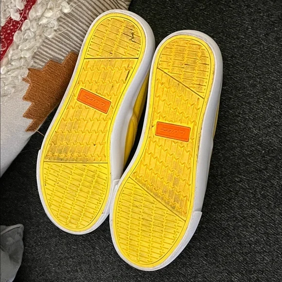 LUDZ Women's Yellow and White Canvas Slip On Shoes Size 8 - Picture 4 of 16